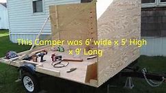 Homemade Camper Build (First Build of 5 Campers Built)