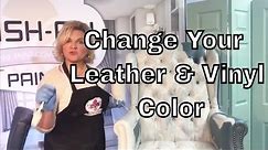 Painting your Leather Chair, Change the color of Leather & Vinyls using ALL-IN-ONE Paint!