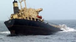 Caught on camera: Ship sinks near Mumbai