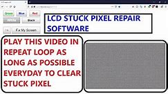 LCD/OLED STUCK PIXEL REPAIR