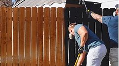 Painting fences! #fencedesign | The Idaho Painter