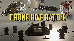 Space Engineers - 30 Players VS 2500 Drone's Hive Battle