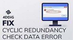 【4 Ways】How to Fix Cyclic Redundancy Check Error (CRC)? Step-by-Step Guide | 2022 Update