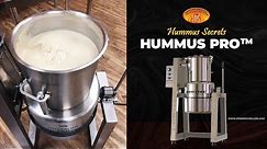 Hummus Made Just Right! Hummus Pro™ - Commercial Hummus Processor and Blender