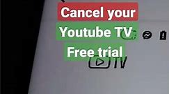 need help where to go to cancel your free trial or YouTube TV membership? 👇