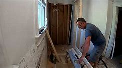 Installing Shower Framing and Cement Backer Board for Bathroom Floor