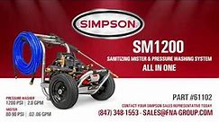 Pressure Washer Product Review: Simpson Professional SM1200 Mister