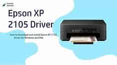 Epson XP 2105 Driver | Epson connect utility | Epson XP 2105 Software