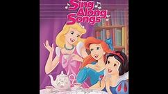 Disney's Sing Along Songs: Princess Volume Two: Enchanted Tea Party 2005 DVD Menu Walkthrough