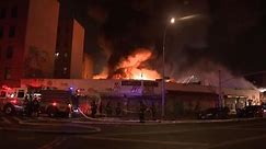 Huge Fire Destroys Grocery Store