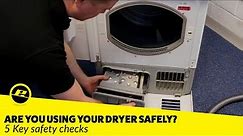 Tumble Dryer Safety Advice (Avoid a Fire Risk!)