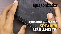 Amazonbasic Portable Bluetooth Speaker Review