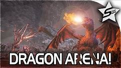 ARK: Survival Evolved DRAGON ARENA GAMEPLAY! (HARDEST BOSS YET?!)