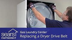 How to Replace a Gas Laundry Center Dryer Drive Belt (Kenmore, Frigidaire)