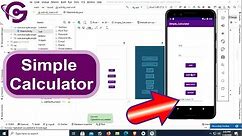 Simple Calculator In Android Studio Source Code in Java | ProgrammingGeek