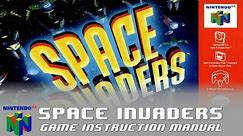 [N64 Manual] Space Invaders (USA) - Nintendo 64 Game Instructions