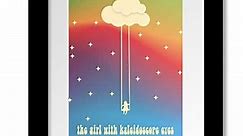 Lucy in Sky with Diamonds - Song Lyric Wall Art Print Music Decor Illustration