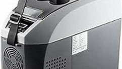 CIGREEN Portable Fridge Freezer Portable Refrigerator for Car 12V Refrigerator Car Cooler Compressor Cooling -0.4℉~50℉ Home and Car Use (10QT, 10L)