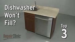 Dishwasher Won’t Fill With Water — Dishwasher Troubleshooting