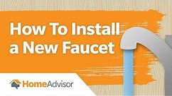 How to Install a New Faucet | Kitchen Faucet Replacement