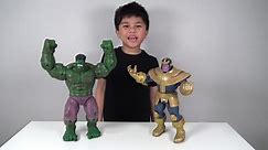 Hulk and Thanos Talking Action Figures Playtime Fun