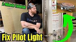 FREE FIX! Pilot Light That Won't Stay Lit!