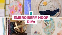 These 8 Embroidery Hoop Crafts Are Perfect For the Weekend