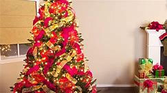 How To Decorate Your Christmas Tree Using Ribbon
