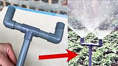 Homemade Sprinkler PVC Pipe | Creative Idea with PVC Pipe