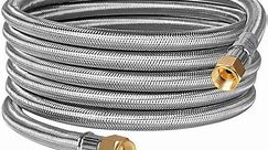 12Foot Propane Hose Extension for Propane Devices with 3/8" Male Flare for RV Gas Grill Heater Burner and More Flexible and Durable - Walmart.ca