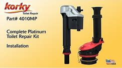 How to install a Complete Platinum Toilet Repair Kit by Korky