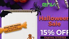 Envi electric, wall mounted room #heaters are on #sale until 11/1! Get 15% off at eheat.com! #heat #hvac #hvactechnician #contractors #electrical #construction #tinyhome #tinyhomeliving #spaceheater #halloweensale