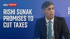 Sunak promises to cut taxes as autumn statement looms