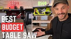 BEST BUDGET TABLE SAW