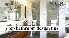 5 Beautiful Bathroom Designs | Homes & Gardens - video Dailymotion