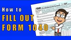 How to Fill Out Form 1040 | Preparing your Taxes | Money Instructor