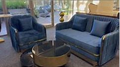 Our latest sofa model in exciting blue colour with Designer coffee table contact Cool furnishings pls visit by appointment on weekdays at Shop 425 Aylesbury Street Pakuranga Plaza next to THE Warehouse entrance contact Sunny 0211742031 #design #furniturestore #furniture #furnitureStoreNearMe #luxuryinterior #furnituredesign #auckland #diningtable | Cool Furnishings