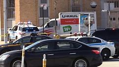 U-Haul truck surrounded by NYPD in Brooklyn