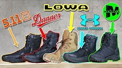 What’s inside Top 5 tactical boots? (Pt. 1)