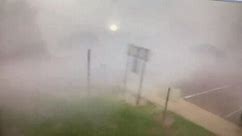 Possible tornado hits Newton, Mississippi amid severe storms