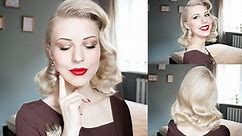 1950s Old Hollywood Diva Hairstyle Tutorial