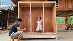 Designing a wardrobe from wood - How to build a modern 3-compartment wardrobe/xuan truong