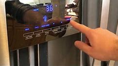 How to adjust Whirlpool Fridge Temperature (French Door Model WRX735SDHZ02)