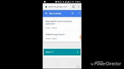 How to check your mobile activity through Google account