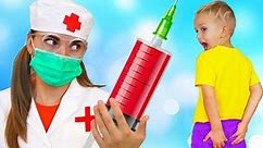 Funny KIDS PLAYING DOCTOR Family Fun Pretend Play Baby