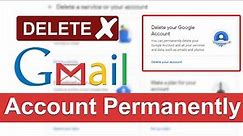 How to Delete Gmail account Permanently (2021)