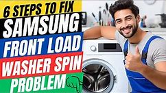 Samsung washer front load not spinning
