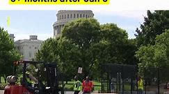 Remaining Fence Surrounding Capitol Removed
