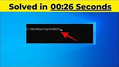 How to Open System32 In CMD (Command Prompt) Windows 11/10 | 2024