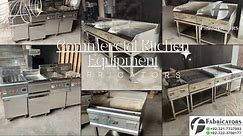 Commercial Kitchen Fast Food & BBQ Equipment Fabricators Fryer Hotplate Pizza Oven Burner Grill